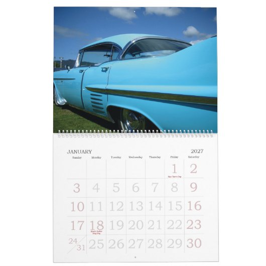 Klassischer Auto-Kalender - GoPro wow Kalender (Jan 2027)