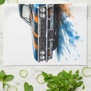 Klassischer Auto-Küchenhandtuch Küchenhandtuch Geschirrtuch