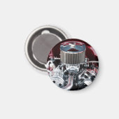 Klassischer Auto-Motor Magnet (Vorderseite/Rückseite)