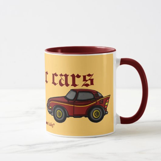 Klassischer Auto-Tassenentwurf Tasse (Rechts)