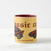 Klassischer Auto-Tassenentwurf Tasse (Zentrum)