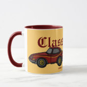 Klassischer Auto-Tassenentwurf Tasse (Links)