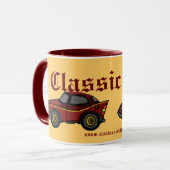 Klassischer Auto-Tassenentwurf Tasse (Vorderseite Links)