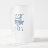 Klassischer Autotyp Mattglas Bierglas (Vorderseite Links)