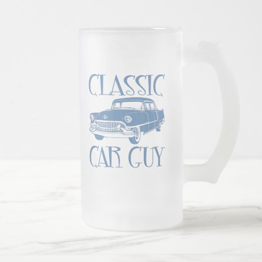 Klassischer Autotyp Mattglas Bierglas (Rechts)