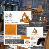 Klassischer Bagger, Bauer Visitenkarte