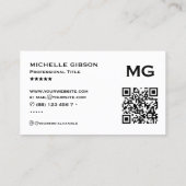 Klassischer Barber Pole Red White Blue Visitenkarte (Rückseite)