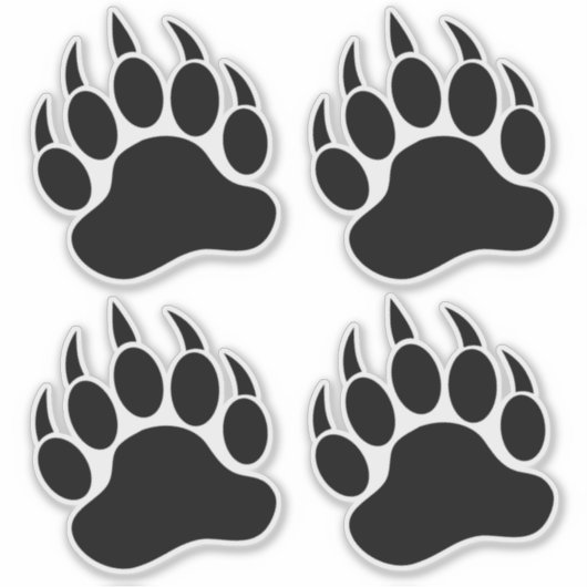 Klassischer Bärenkranz Aufkleber (Vorderseite)