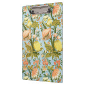 Klassischer Barock-Blumen-Frucht-Damaskus-Stoff Klemmbrett (Links)
