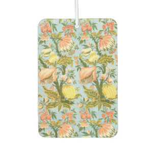 Klassischer Barock Blumen Frucht Damast Stoff Autolufterfrischer
