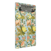 Klassischer Barock Blumen Frucht Damast Stoff Mini Klemmbrett (Schrägansicht)