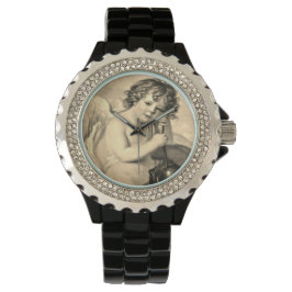 Klassischer barocker Angel Armbanduhr