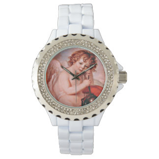 Klassischer barocker Angel Armbanduhr