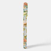 Klassischer barocker Blumen-Frucht-Damaskus-Stoff Case-Mate iPhone Hülle (Rückseite / Rechts)