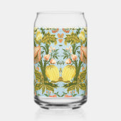 Klassischer barocker Blumen-Frucht-Damaskus-Stoff Dosenglas (Links)