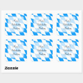 Klassischer Bavaria-Blauer Sticker (Blatt)