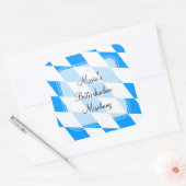 Klassischer Bavaria-Blauer Sticker (Umschlag)