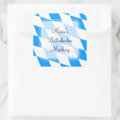 Klassischer Bavaria-Blauer Sticker (Tasche)