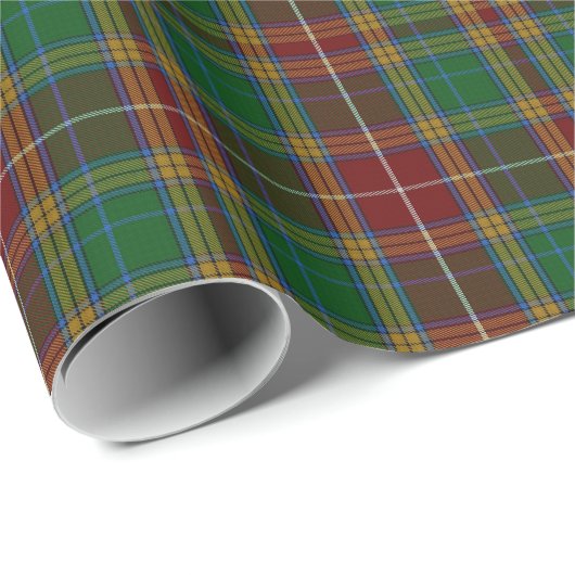 Klassischer Baxtertartan-kariertes Geschenkpapier (Rolleneckpunkt)