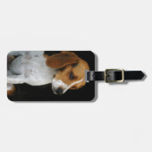 Klassischer Beagle Gepäckanhänger (Vorderseite horizontal)