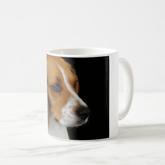 Klassischer Beagle Kaffeetasse (VorderseiteRechts)