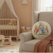 Klassischer Beatrix Potter Peter vom Kaninchen Rundes Kissen