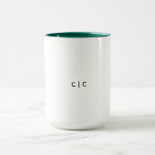Klassischer Becher, 0,45 l Tasse (Zentrum)