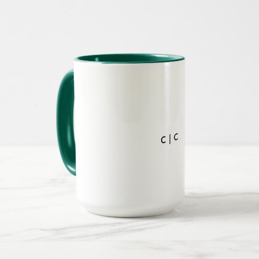 Klassischer Becher, 0,45 l Tasse (Vorderseite Links)