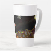 Klassischer Becher, 11 oz Moderne Kunst Milchtasse (Rechte Ecke)