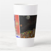 Klassischer Becher, 11 oz Moderne Kunst Milchtasse (Vorderseite)