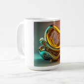 Klassischer Becher 11oz/14oz Kaffeetasse (Vorderseite Links)