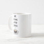 Klassischer Becher 11oz | Moderner Kaffeebecher Kaffeetasse (Vorderseite Links)