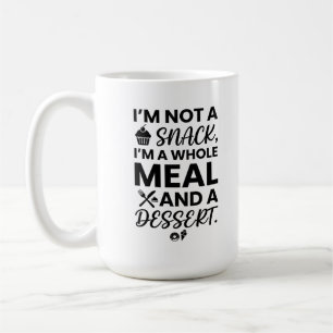 Klassischer Becher 15 oz Lustige Lebensmittel-Zita Kaffeetasse