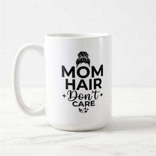 Klassischer Becher 15 oz - Lustiger Mutter-Haare-H Kaffeetasse
