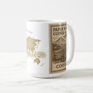 Klassischer Becher, 325 ml - Kaffee & Papua-Neugui Kaffeetasse