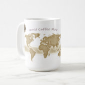 Klassischer Becher, 325 ml - Kaffee & Papua-Neugui Kaffeetasse (Vorderseite Links)