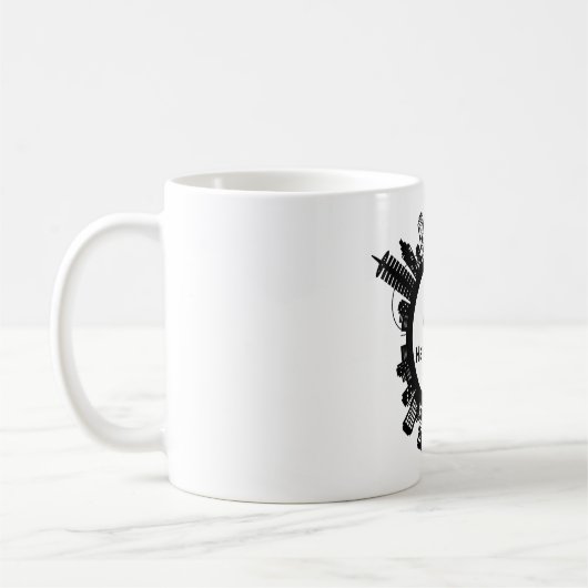 Klassischer Becher, 325 ml Kaffeetasse (Links)
