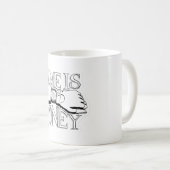 Klassischer Becher, 330 ml Kaffeetasse (VorderseiteRechts)
