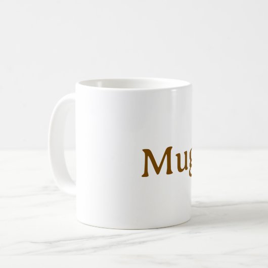 Klassischer Becher, 330 ml Kaffeetasse (Vorderseite Links)