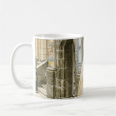 Klassischer Becher - 'Alte Bücher' Kaffeetasse (Links)
