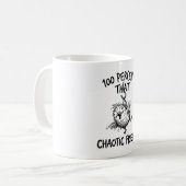 Klassischer Becher: Chirpy Chick Kaffee Morgen Kaffeetasse (Vorderseite Links)