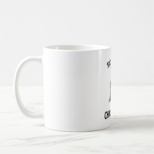 Klassischer Becher: Chirpy Chick Kaffee Morgen Kaffeetasse (Links)