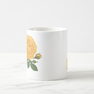 Klassischer Becher – Florale Serie gelbe Rose Bech Verwandlungstasse
