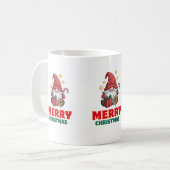 Klassischer Becher, Frohe Weihnachten Becher Kaffeetasse (Vorderseite Links)