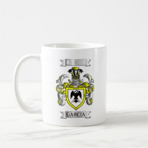 Klassischer Becher Garcia Familienname und Wappen Kaffeetasse