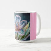 Klassischer Becher (Glänzende Blumen) Kaffeetasse (VorderseiteRechts)