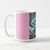 Klassischer Becher (Glänzende Blumen) Kaffeetasse (Links)
