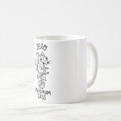 Klassischer Becher Grumpy Tiny Maus Kaffeetasse (VorderseiteRechts)