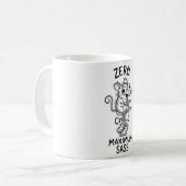 Klassischer Becher Grumpy Tiny Maus Kaffeetasse (Vorderseite Links)