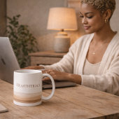 Klassischer Becher 'Hearth Stitch Lines', 11 oz Kaffeetasse
